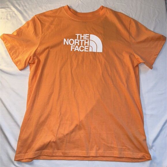 North Face Women’s Short Sleeve T Shirt, Orange, Size Large, NWT - Picture 1 of 5
